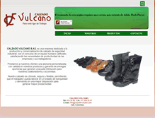 Tablet Screenshot of calzadovulcano.com